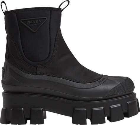 prada duck and anchor|Buy Prada Wmns Monolith Duck Boot 'Black' .